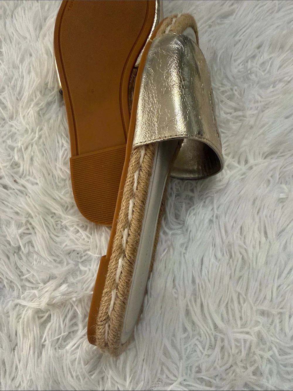 Tory Burch metallic gold